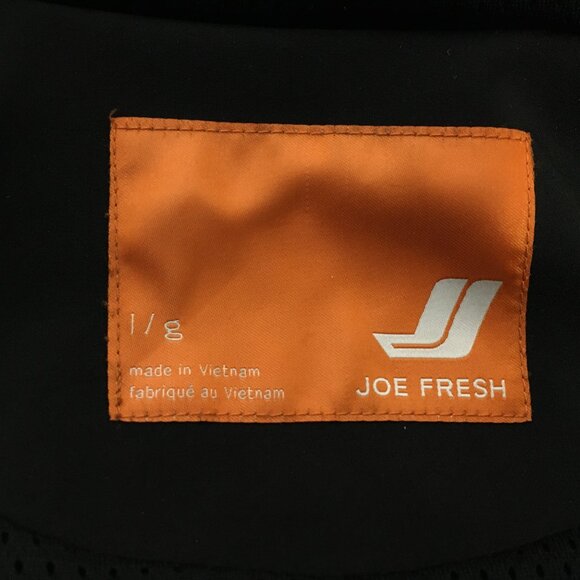 [Joe Fresh] Black Mesh Lined Raincoat | L | Good - Picture 13 of 13